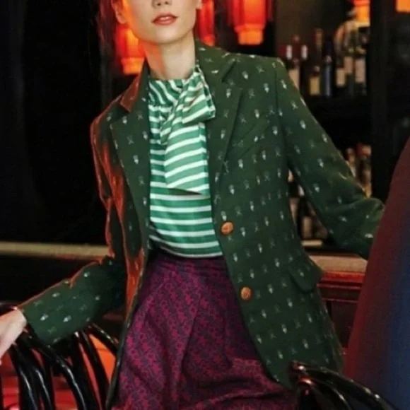 Anthropologie Madchen Forested Blazer Jacket NWT - Picture 1 of 5